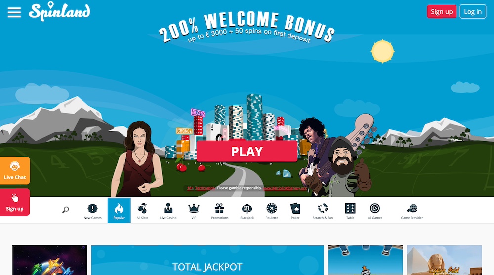 Spinland Casino review