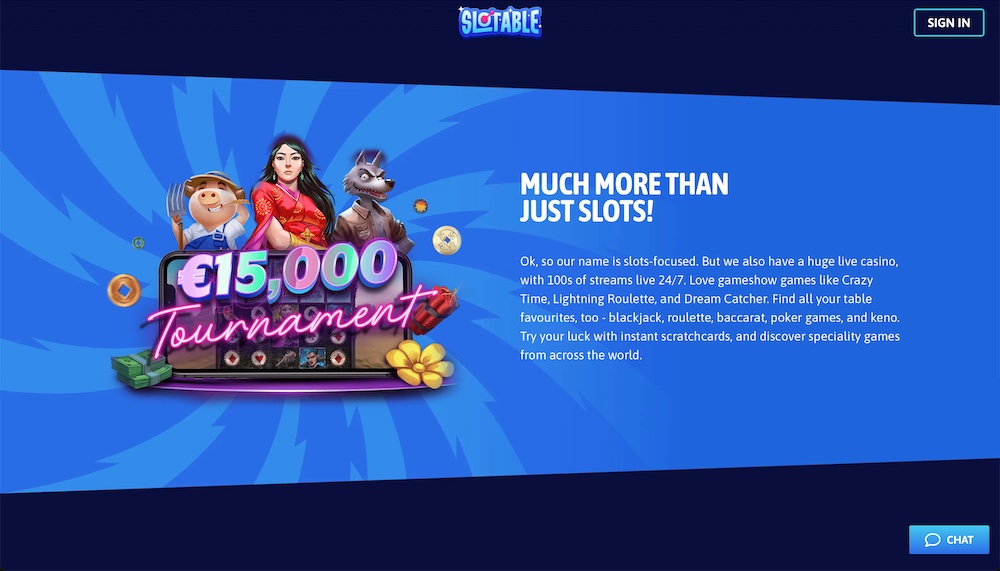 Slotable bonus