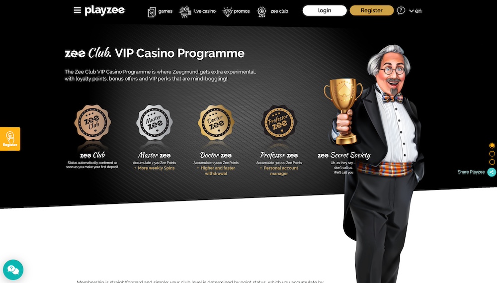 Playzee login