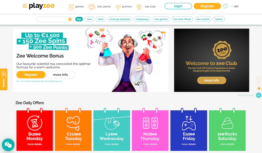 Playzee no deposit bonus