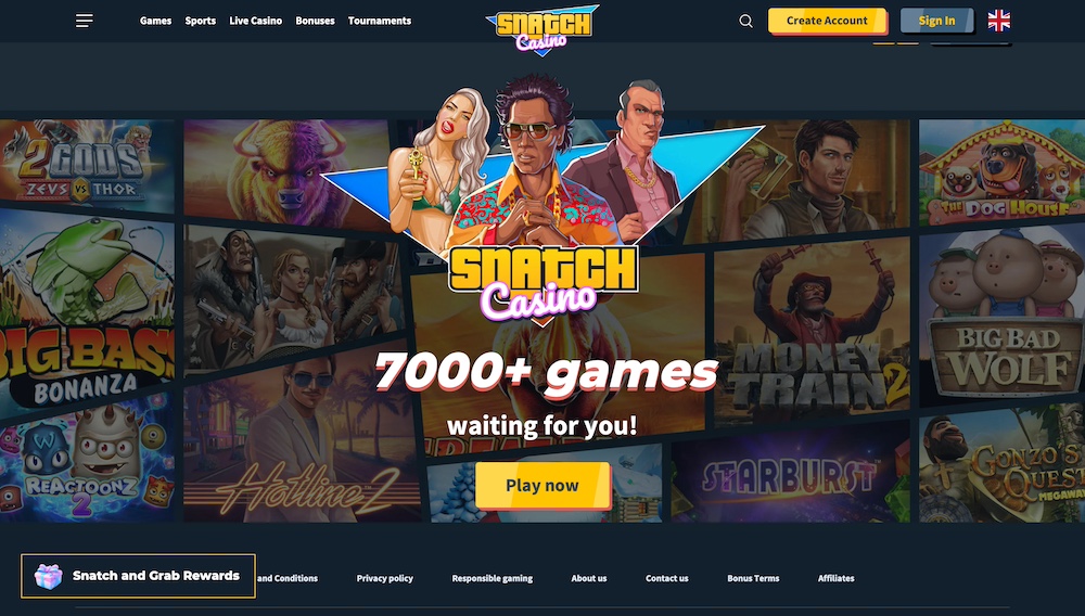 Snatch Casino support