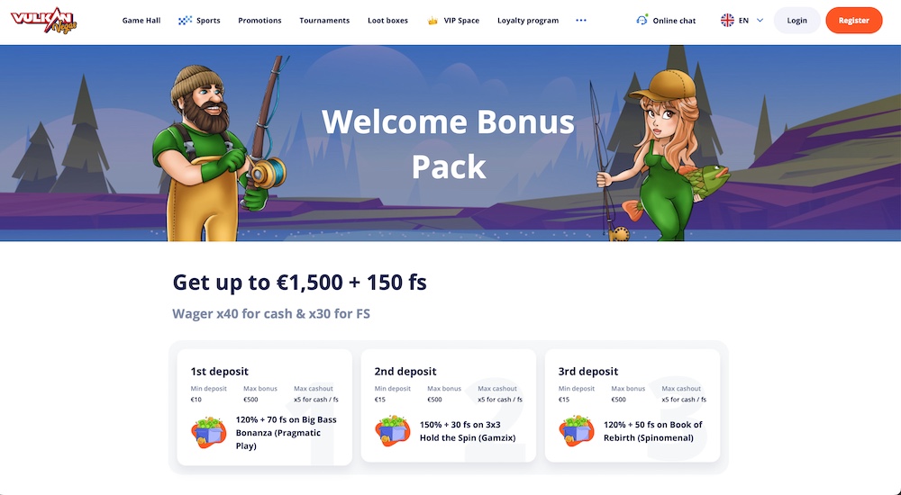 Vulkan Vegas bonus Vulkan Vegas bonus