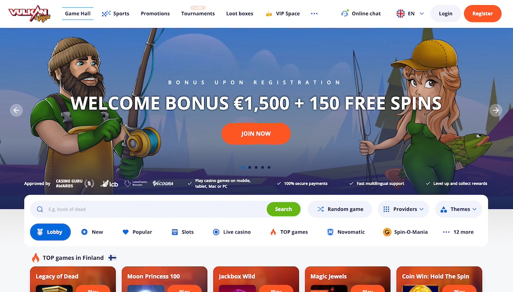 Vulkan Vegas review Vulkan Vegas review