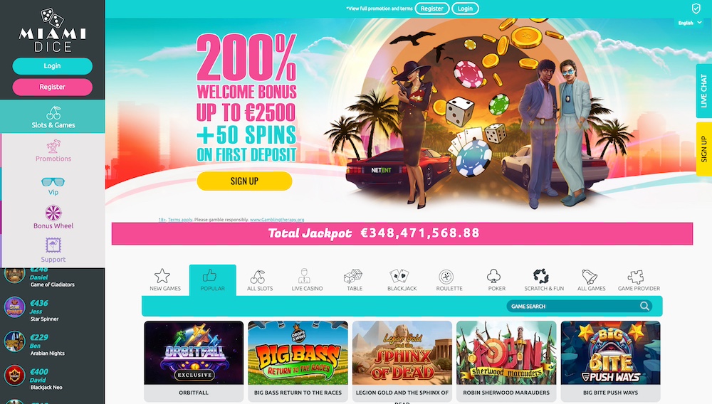Miami Dice casino review